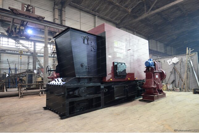 Производство котлов КВм-2.2 с топкой ТЛПХ