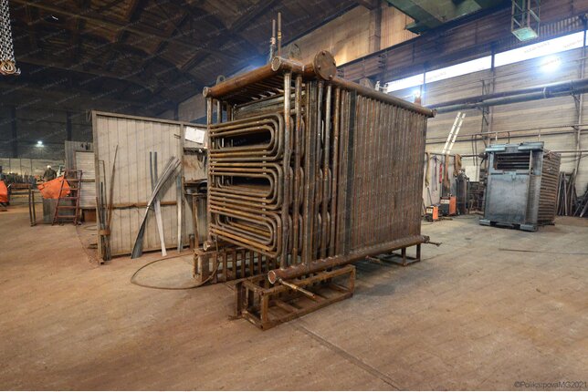 Котел 400 кВт на дровах - изготовление