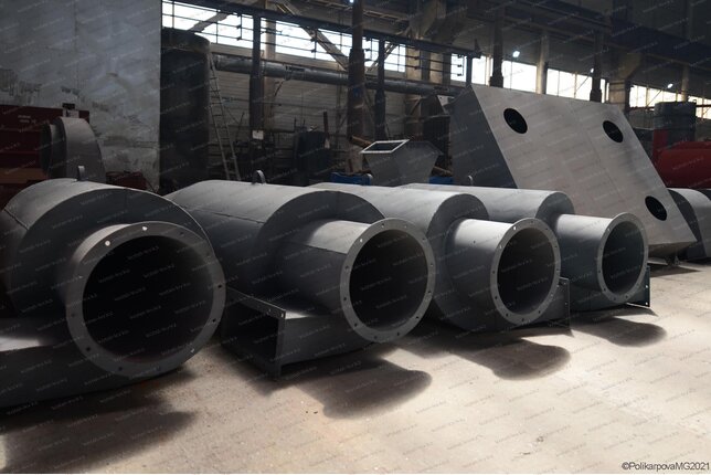 Изготовление промышленных циклонов ЦН 15 600 2СП