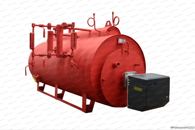 Паровой дизельный котел 300 кг в час с температурой 115 С