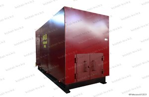 На древесных отходах котел 0.63 МВт